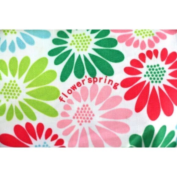 Le SportSac MULTICOLOR NYLON CANVAS FLOWER PRINT SHOULDER BAG HANDBAG HOBO PURSE - Picture 6 of 16